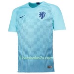 Camisolas de Futebol Holanda Equipamento Alternativa 2018 Manga Curta